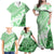 Hawaiian Tapa Family Matching Off Shoulder Maxi Dress and Hawaiian Shirt Traditional Vintage Pattern Green LT05 - Polynesian Pride