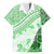 Hawaiian Tapa Family Matching Off Shoulder Short Dress and Hawaiian Shirt Traditional Vintage Pattern Green LT05 Dad's Shirt - Short Sleeve Green - Polynesian Pride