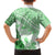 Hawaiian Tapa Family Matching Puletasi Dress and Hawaiian Shirt Traditional Vintage Pattern Green LT05 - Polynesian Pride