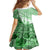 Hawaiian Tapa Family Matching Tank Maxi Dress and Hawaiian Shirt Traditional Vintage Pattern Green LT05 - Polynesian Pride