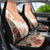 Hawaiian Tapa Car Seat Cover Traditional Vintage Pattern Orange LT05 - Polynesian Pride