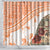 Hawaiian Tapa Shower Curtain Traditional Vintage Pattern Orange LT05 - Polynesian Pride