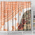 Hawaiian Tapa Shower Curtain Traditional Vintage Pattern Orange LT05 - Polynesian Pride