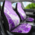 Hawaiian Tapa Car Seat Cover Traditional Vintage Pattern Violet LT05 - Polynesian Pride