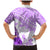 Hawaiian Tapa Family Matching Mermaid Dress and Hawaiian Shirt Traditional Vintage Pattern Violet LT05 - Polynesian Pride