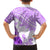 Hawaiian Tapa Family Matching Short Sleeve Bodycon Dress and Hawaiian Shirt Traditional Vintage Pattern Violet LT05 - Polynesian Pride