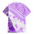 Hawaiian Tapa Hawaiian Shirt Traditional Vintage Pattern Violet LT05 - Polynesian Pride