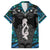 New Zealand Aotearoa Family Matching Tank Maxi Dress and Hawaiian Shirt Maori Taniwha Paua Shell