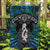 New Zealand Aotearoa Garden Flag Maori Taniwha Paua Shell