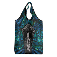 New Zealand Aotearoa Grocery Bag Maori Taniwha Paua Shell LT05 - Polynesian Pride