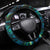 New Zealand Aotearoa Steering Wheel Cover Maori Taniwha Paua Shell