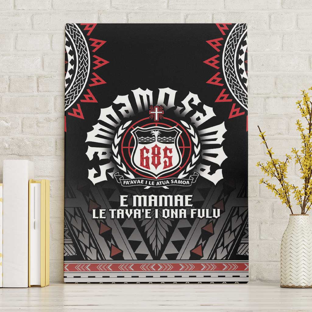 Samoa Black Saturday Canvas Wall Art Samoa For Samoans LT05 Without Frame Black - Polynesian Pride