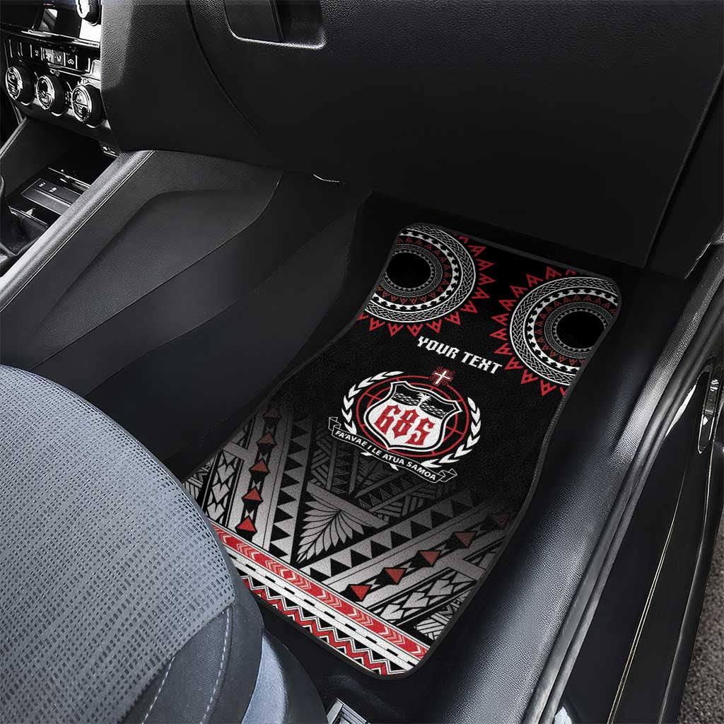 Samoa Black Saturday Car Mats Samoa For Samoans LT05 - Polynesian Pride