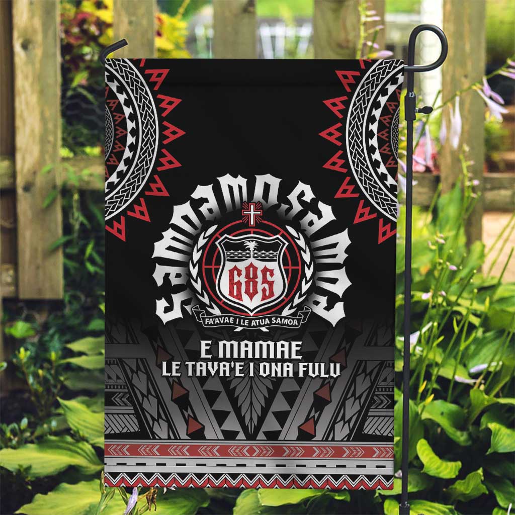 Samoa Black Saturday Garden Flag Samoa For Samoans LT05 Garden Flag Black - Polynesian Pride