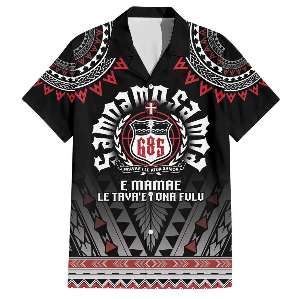 Personalised Samoa Black Saturday Hawaiian Shirt Samoa For Samoans LT05 Black - Polynesian Pride