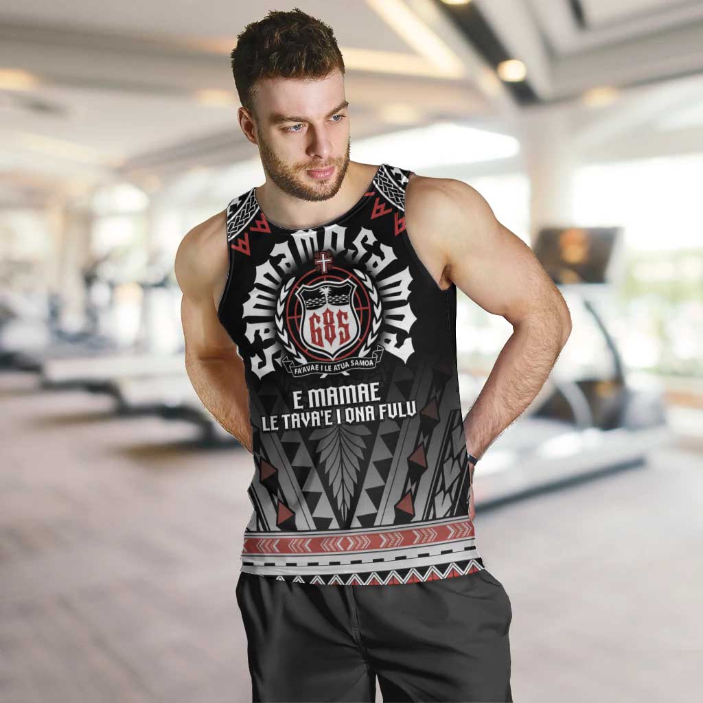 Personalised Samoa Black Saturday Men Tank Top Samoa For Samoans LT05 Black - Polynesian Pride