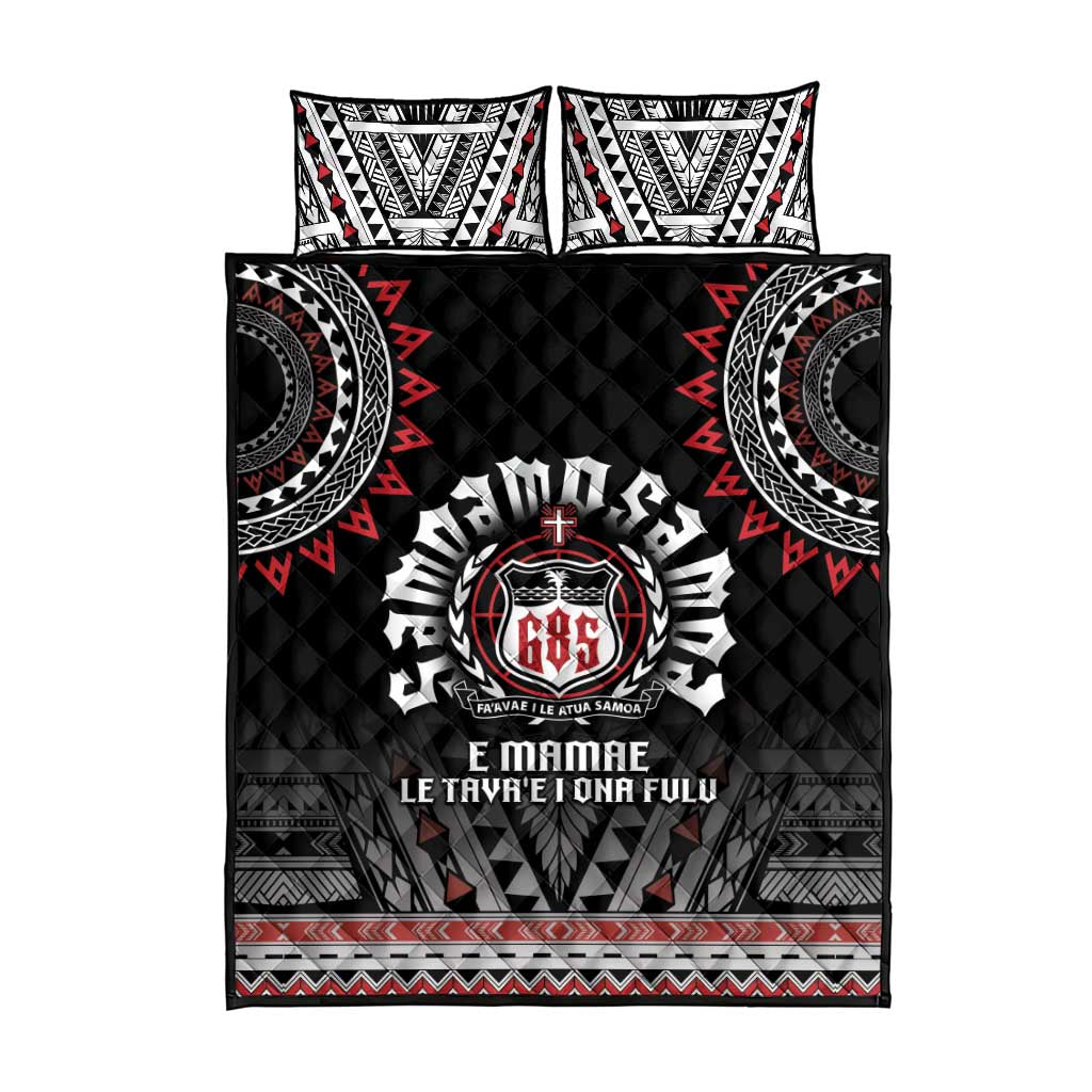 Samoa Black Saturday Quilt Bed Set Samoa For Samoans LT05 - Polynesian Pride