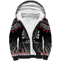 Personalised Samoa Black Saturday Sherpa Hoodie Samoa For Samoans LT05 Unisex Black - Polynesian Pride