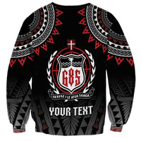 Personalised Samoa Black Saturday Sweatshirt Samoa For Samoans LT05 - Polynesian Pride