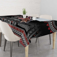 Samoa Black Saturday Tablecloth Samoa For Samoans LT05 - Polynesian Pride