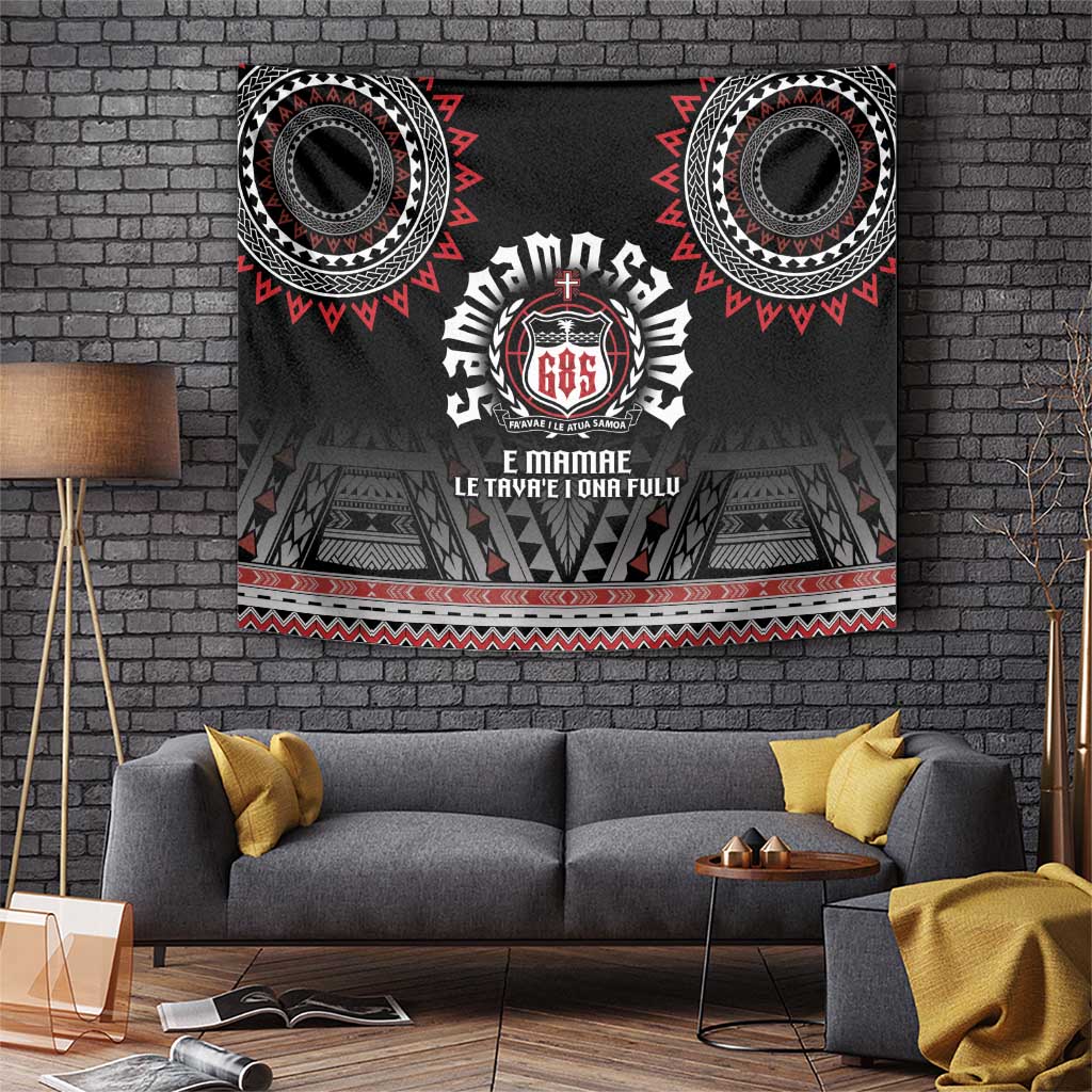 Samoa Black Saturday Tapestry Samoa For Samoans LT05 Black - Polynesian Pride