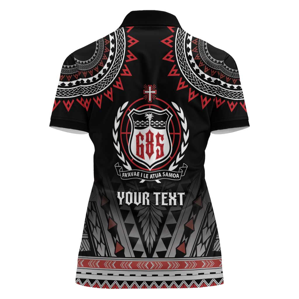 Personalised Samoa Black Saturday Women Polo Shirt Samoa For Samoans LT05 - Polynesian Pride