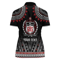 Personalised Samoa Black Saturday Women Polo Shirt Samoa For Samoans LT05 - Polynesian Pride