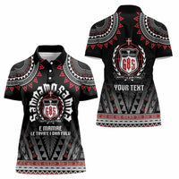 Personalised Samoa Black Saturday Women Polo Shirt Samoa For Samoans LT05 - Polynesian Pride
