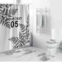 Custom New Zealand Football Bathroom Set Aotearoa Pride LT05 Bathroom Set (4 pcs) White - Polynesian Pride