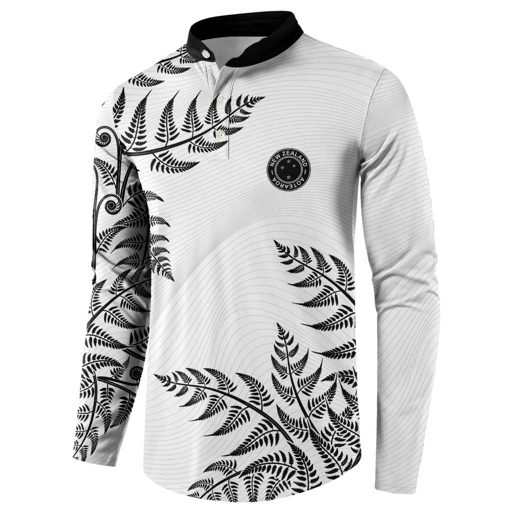 Custom New Zealand Football Button Sweatshirt Aotearoa Pride LT05 - Polynesian Pride