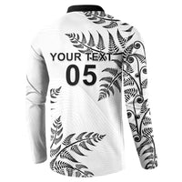 Custom New Zealand Football Button Sweatshirt Aotearoa Pride LT05 - Polynesian Pride