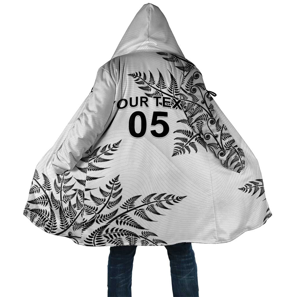 Custom New Zealand Football Cloak Aotearoa Pride LT05 Unisex White - Polynesian Pride