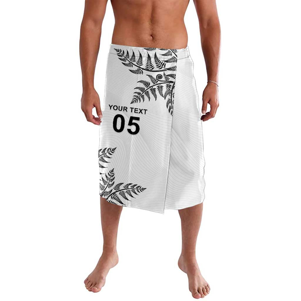 Custom New Zealand Football Lavalava Aotearoa Pride LT05 White - Polynesian Pride