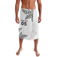 Custom New Zealand Football Lavalava Aotearoa Pride LT05 White - Polynesian Pride