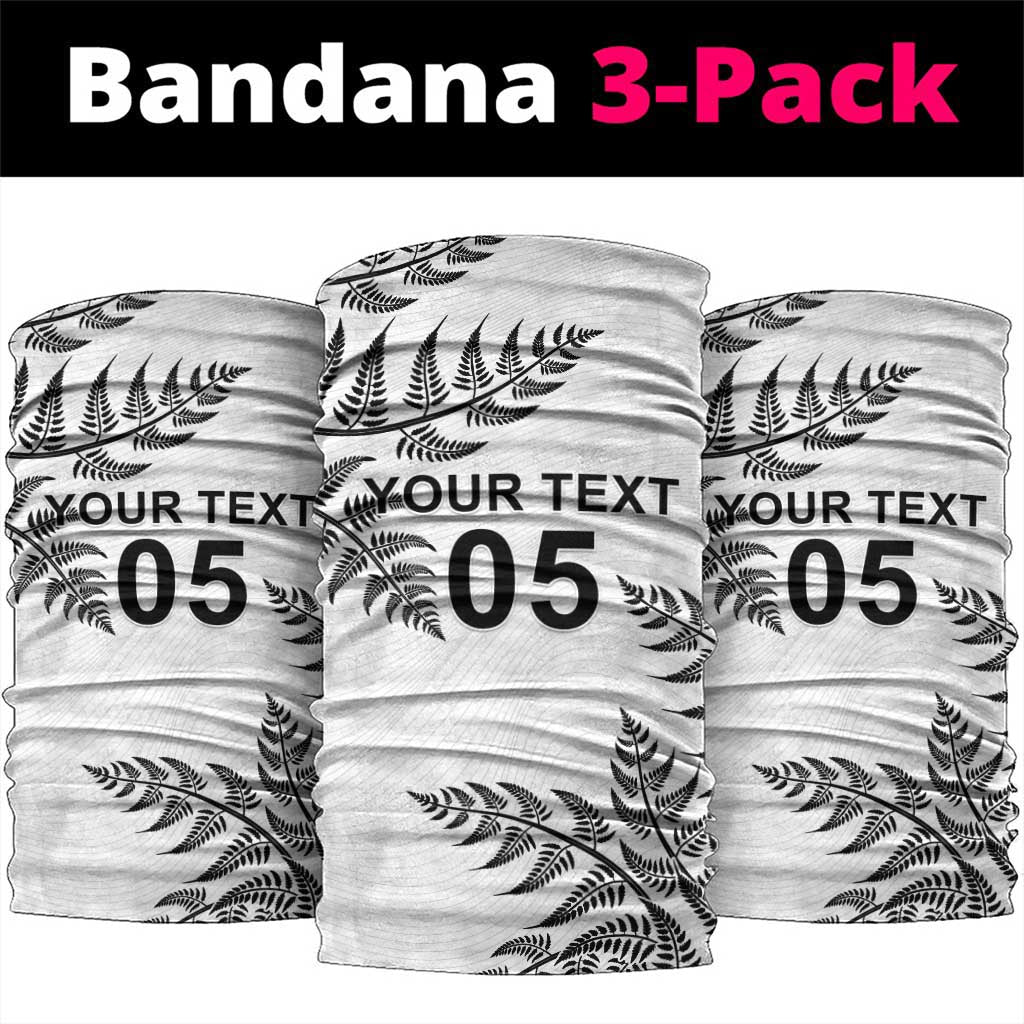 Custom New Zealand Football Neck Gaiter Aotearoa Pride LT05 package One Size: 25*50cm White - Polynesian Pride