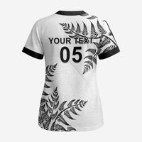 Custom New Zealand Football Scrub Top Aotearoa Pride LT05 - Polynesian Pride