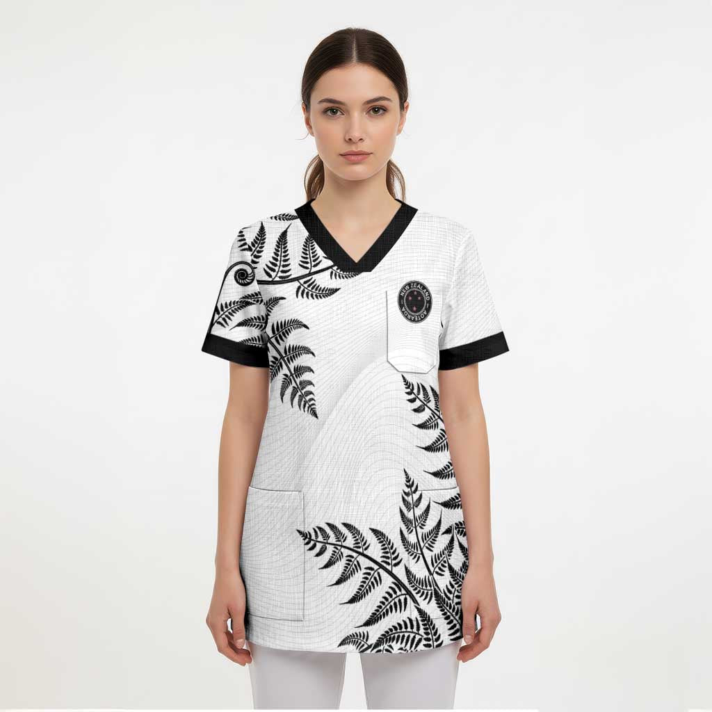 Custom New Zealand Football Scrub Top Aotearoa Pride LT05 - Polynesian Pride