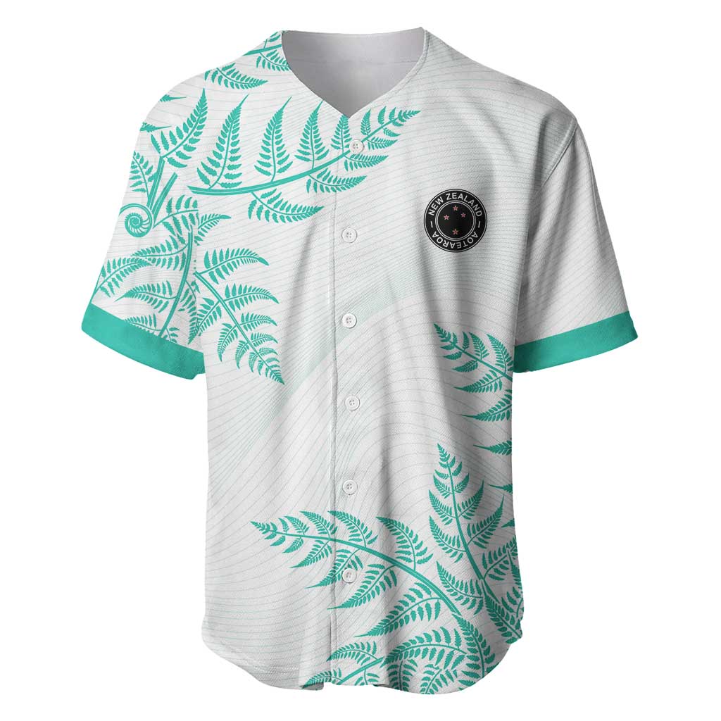 Custom New Zealand Football Baseball Jersey Aotearoa Pride Aqua Version LT05 Aqua - Polynesian Pride