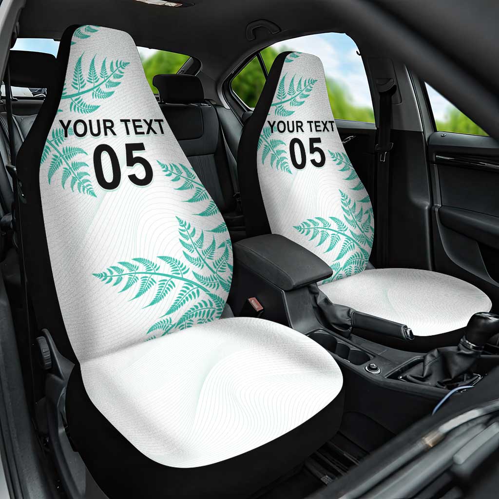 Custom New Zealand Football Car Seat Cover Aotearoa Pride Aqua Version LT05 One Size Aqua - Polynesian Pride