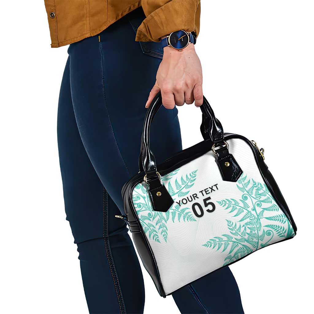 Custom New Zealand Football Shoulder Handbag Aotearoa Pride Aqua Version LT05 - Polynesian Pride