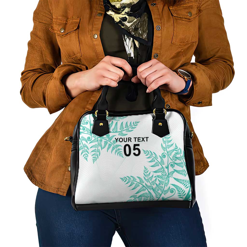 Custom New Zealand Football Shoulder Handbag Aotearoa Pride Aqua Version LT05 - Polynesian Pride