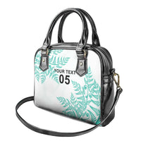 Custom New Zealand Football Shoulder Handbag Aotearoa Pride Aqua Version LT05 - Polynesian Pride