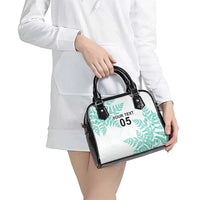 Custom New Zealand Football Shoulder Handbag Aotearoa Pride Aqua Version LT05 - Polynesian Pride