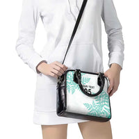 Custom New Zealand Football Shoulder Handbag Aotearoa Pride Aqua Version LT05 - Polynesian Pride