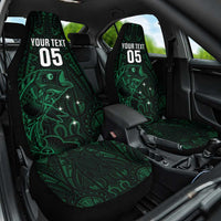 Custom New Zealand Fishing Car Seat Cover Maori Tribal Pattern LT05 One Size Black - Polynesian Pride