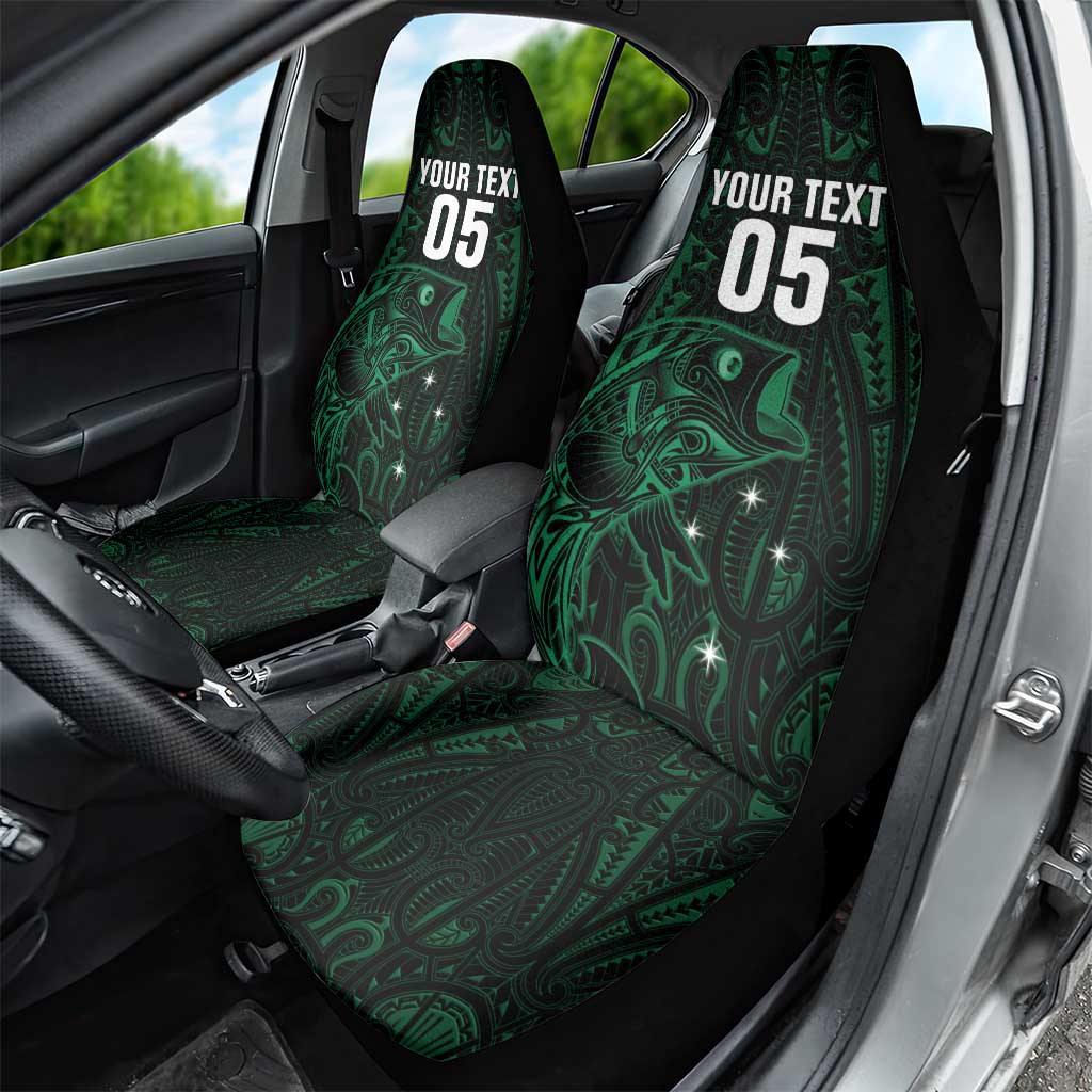 Custom New Zealand Fishing Car Seat Cover Maori Tribal Pattern LT05 - Polynesian Pride