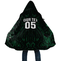 Custom New Zealand Fishing Cloak Maori Tribal Pattern LT05 Unisex Black - Polynesian Pride