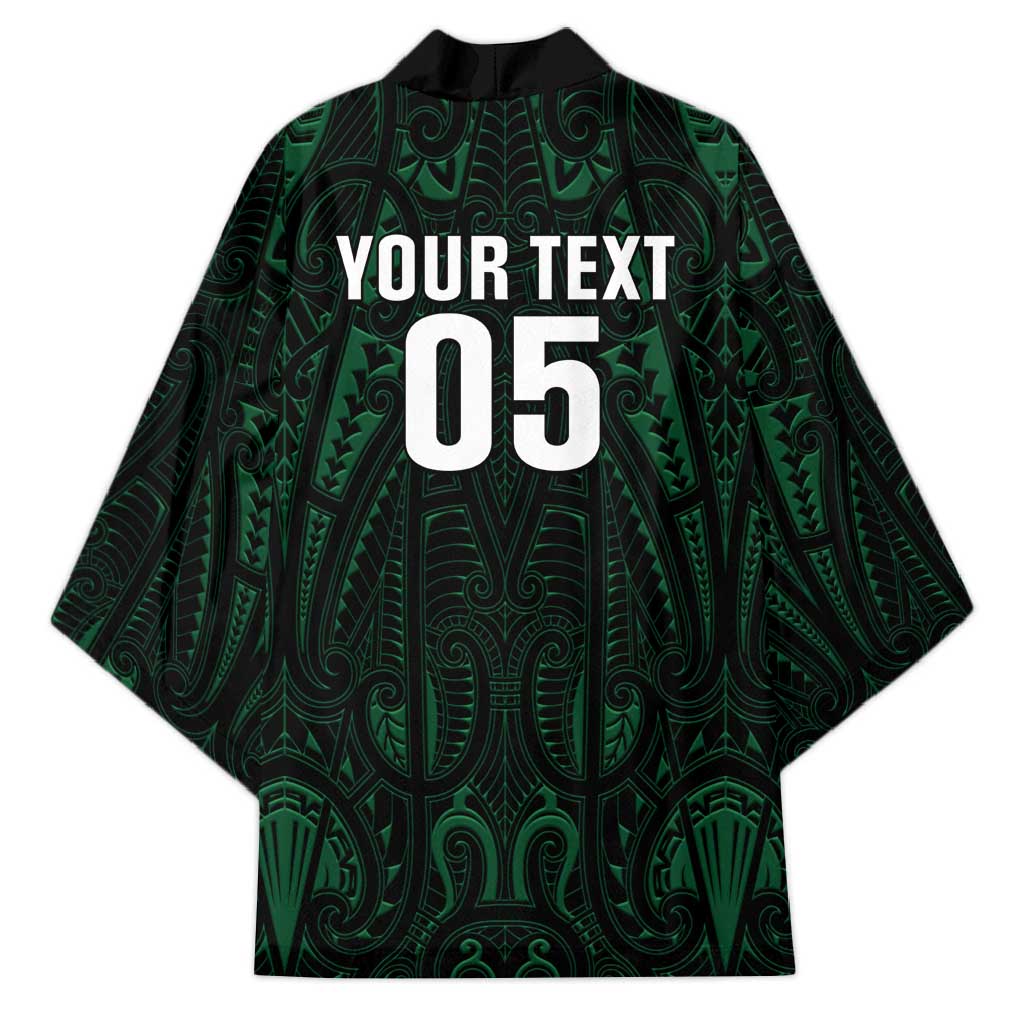 Custom New Zealand Fishing Kimono Maori Tribal Pattern LT05 - Polynesian Pride