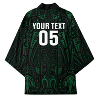 Custom New Zealand Fishing Kimono Maori Tribal Pattern LT05 - Polynesian Pride