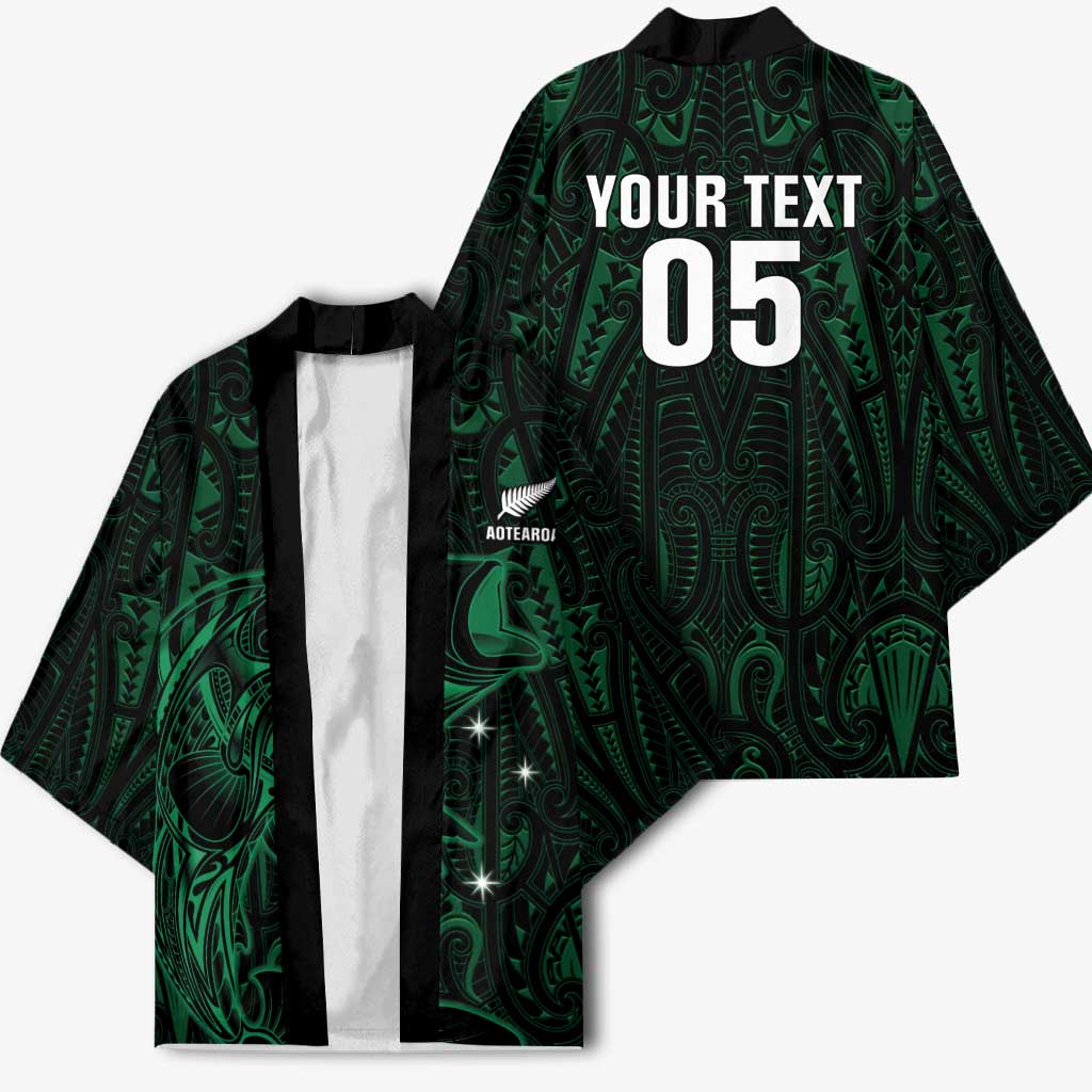Custom New Zealand Fishing Kimono Maori Tribal Pattern LT05 - Polynesian Pride